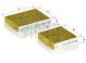 MANN-FILTER Filter, Innenraumluft FP 21 000-2