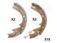 JAPANPARTS Bremsbackensatz GF-518AF