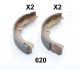 JAPANPARTS Bremsbackensatz GF-620AF