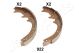 JAPANPARTS Bremsbackensatz GF-922AF