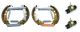 BREMBO Bremsbackensatz K 85 011