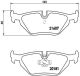 BREMBO Bremsbelagsatz, Scheibenbremse P 06 013