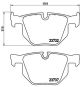 BREMBO Bremsbelagsatz, Scheibenbremse P 06 033X