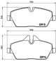 BREMBO Bremsbelagsatz, Scheibenbremse P 06 034X