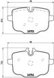 BREMBO Bremsbelagsatz, Scheibenbremse P 06 061