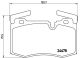 BREMBO Bremsbelagsatz, Scheibenbremse P 06 068