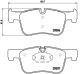 BREMBO Bremsbelagsatz, Scheibenbremse P 06 070