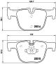 BREMBO Bremsbelagsatz, Scheibenbremse P 06 072
