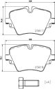 BREMBO Bremsbelagsatz, Scheibenbremse P 06 093