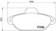 BREMBO Bremsbelagsatz, Scheibenbremse P 23 060