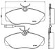 BREMBO Bremsbelagsatz, Scheibenbremse P 23 068