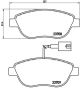BREMBO Bremsbelagsatz, Scheibenbremse P 23 087