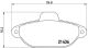 BREMBO Bremsbelagsatz, Scheibenbremse P 23 096