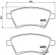BREMBO Bremsbelagsatz, Scheibenbremse P 23 105