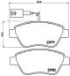 BREMBO Bremsbelagsatz, Scheibenbremse P 23 108