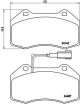 BREMBO Bremsbelagsatz, Scheibenbremse P 23 117