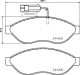 BREMBO Bremsbelagsatz, Scheibenbremse P 23 144