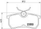 BREMBO Bremsbelagsatz, Scheibenbremse P 24 047