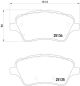 BREMBO Bremsbelagsatz, Scheibenbremse P 24 151