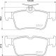 BREMBO Bremsbelagsatz, Scheibenbremse P 24 175