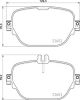 BREMBO Bremsbelagsatz, Scheibenbremse P 50 138