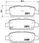 BREMBO Bremsbelagsatz, Scheibenbremse P 56 046