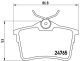 BREMBO Bremsbelagsatz, Scheibenbremse P 61 084