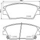 BREMBO Bremsbelagsatz, Scheibenbremse P 77 001