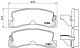 BREMBO Bremsbelagsatz, Scheibenbremse P 83 015
