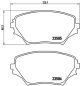 BREMBO Bremsbelagsatz, Scheibenbremse P 83 055