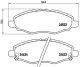 BREMBO Bremsbelagsatz, Scheibenbremse P 83 094
