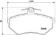 BREMBO Bremsbelagsatz, Scheibenbremse P 85 011