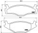 BREMBO Bremsbelagsatz, Scheibenbremse P 85 012