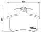 BREMBO Bremsbelagsatz, Scheibenbremse P 85 013