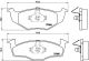 BREMBO Bremsbelagsatz, Scheibenbremse P 85 030