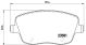BREMBO Bremsbelagsatz, Scheibenbremse P 85 057