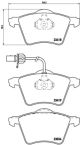 BREMBO Bremsbelagsatz, Scheibenbremse P 85 062