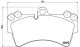 BREMBO Bremsbelagsatz, Scheibenbremse P 85 065