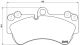 BREMBO Bremsbelagsatz, Scheibenbremse P 85 069