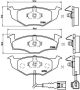 BREMBO Bremsbelagsatz, Scheibenbremse P 85 071