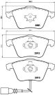 BREMBO Bremsbelagsatz, Scheibenbremse P 85 079