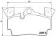 BREMBO Bremsbelagsatz, Scheibenbremse P 85 088
