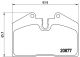 BREMBO Bremsbelagsatz, Scheibenbremse P 85 094