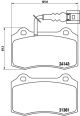 BREMBO Bremsbelagsatz, Scheibenbremse P 85 104