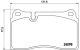 BREMBO Bremsbelagsatz, Scheibenbremse P 85 110
