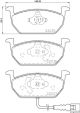 BREMBO Bremsbelagsatz, Scheibenbremse P 85 137X