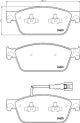 BREMBO Bremsbelagsatz, Scheibenbremse P 85 141