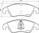 BREMBO Bremsbelagsatz, Scheibenbremse P 85 145