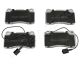 JAPANPARTS Bremsbelagsatz, Scheibenbremse PA-0207AF