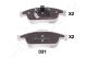 JAPANPARTS Bremsbelagsatz, Scheibenbremse PA-031AF